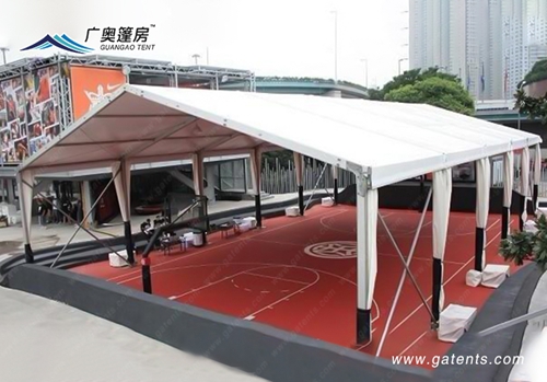 哪種造型的篷房適合作為籃球場館？